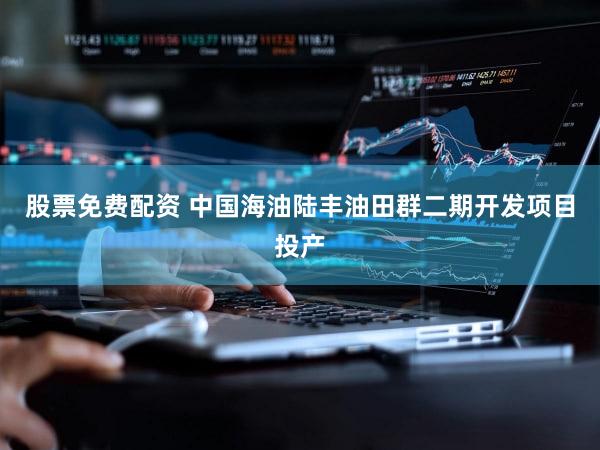 股票免费配资 中国海油陆丰油田群二期开发项目投产