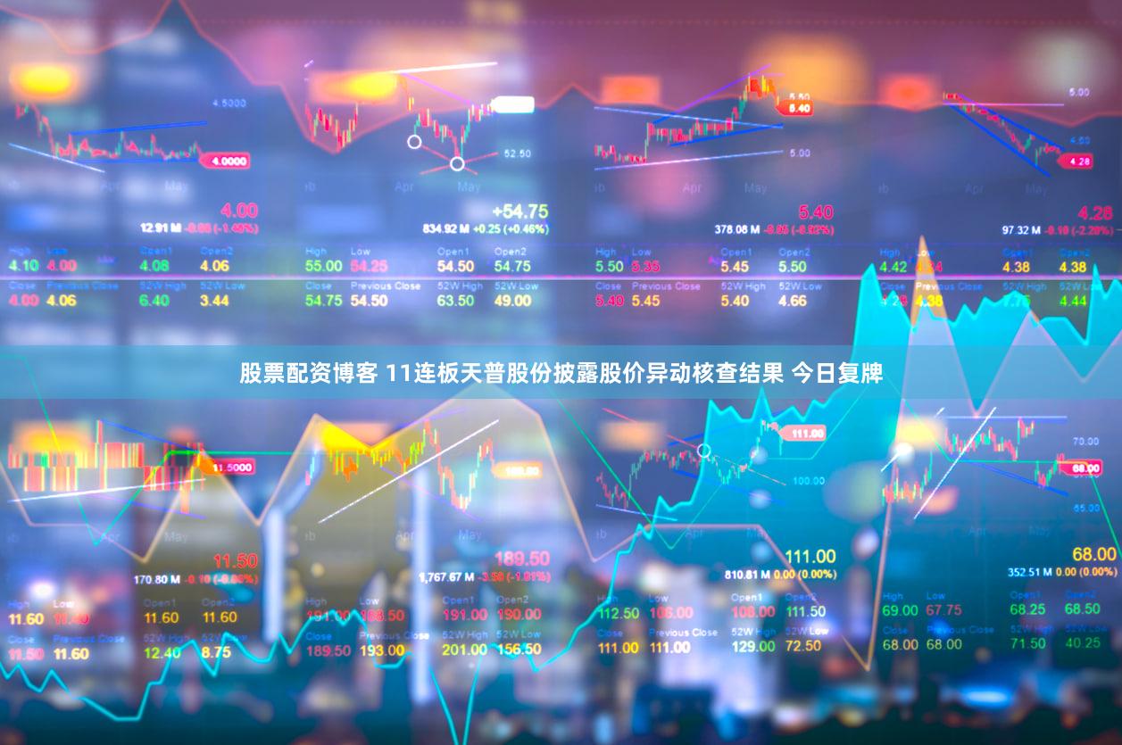 股票配资博客 11连板天普股份披露股价异动核查结果 今日复牌