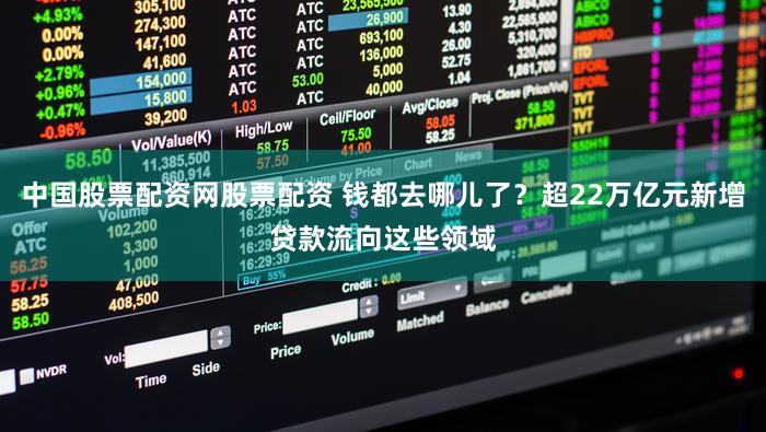 中国股票配资网股票配资 钱都去哪儿了？超22万亿元新增贷款流向这些领域