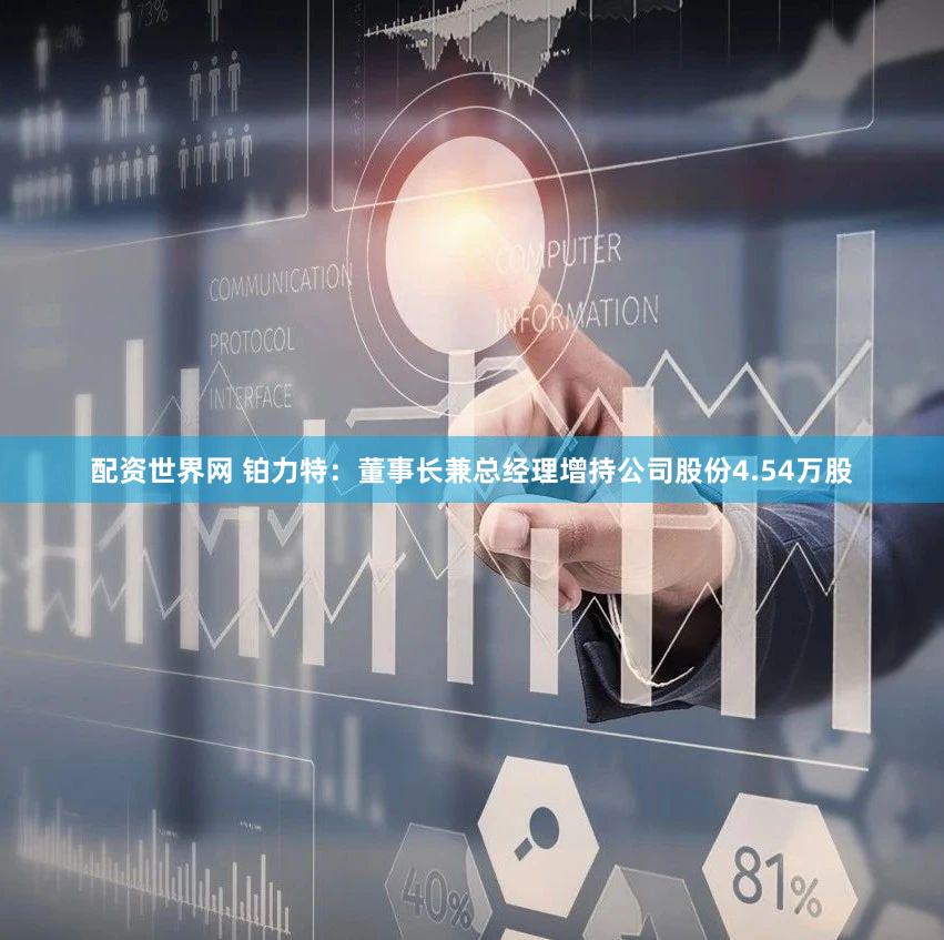 配资世界网 铂力特：董事长兼总经理增持公司股份4.54万股