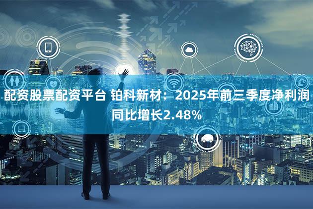 配资股票配资平台 铂科新材：2025年前三季度净利润同比增长2.48%