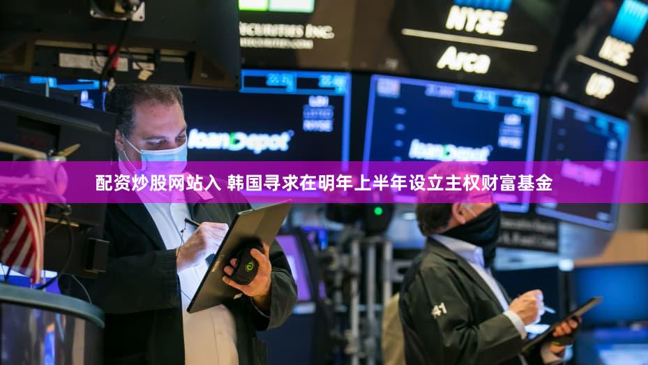 配资炒股网站入 韩国寻求在明年上半年设立主权财富基金