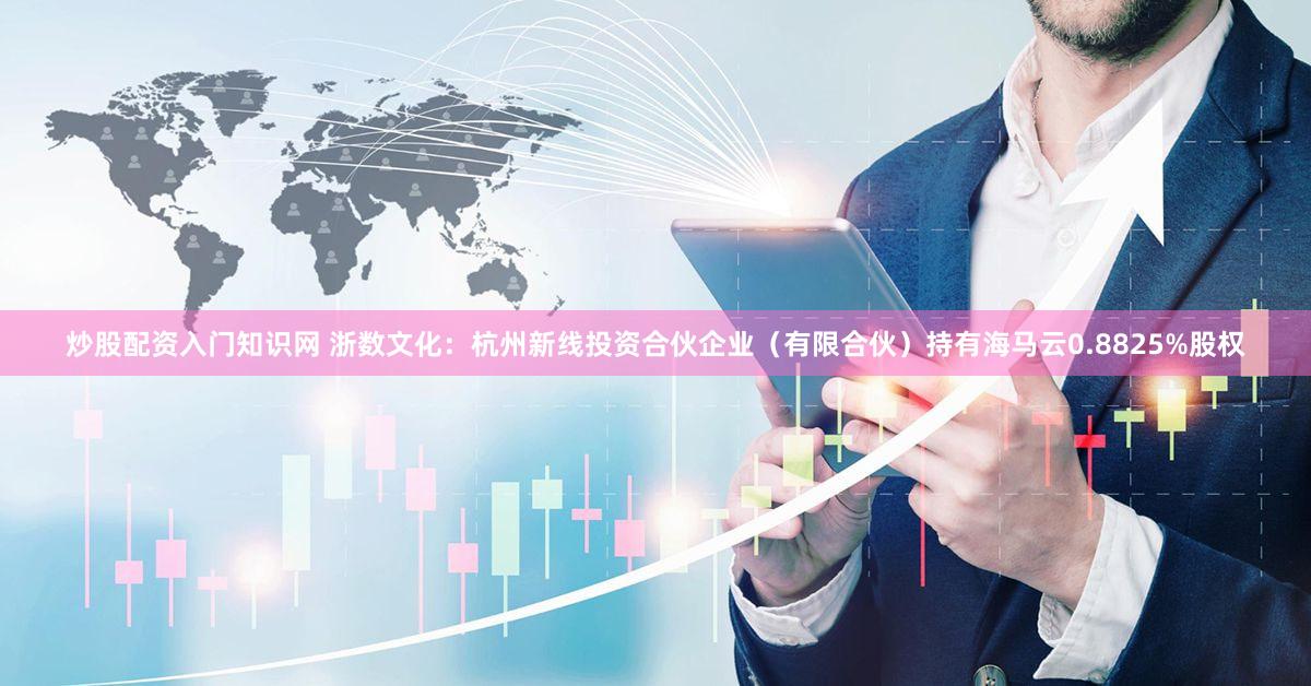 炒股配资入门知识网 浙数文化：杭州新线投资合伙企业（有限合伙）持有海马云0.8825%股权